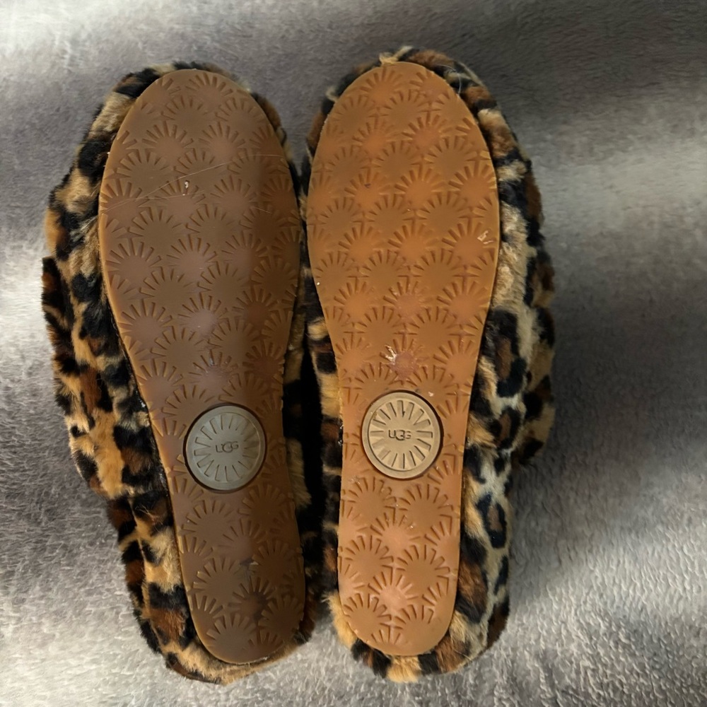 UGG Fluff Yeah Amphora Leopard Plush Fuzzy Sheeps… - image 8